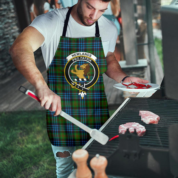 Newlands of Lauriston Tartan Clan Crest Apron