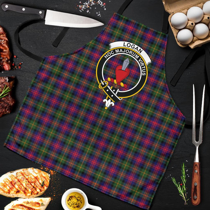 Logan Modern Tartan Clan Crest Apron
