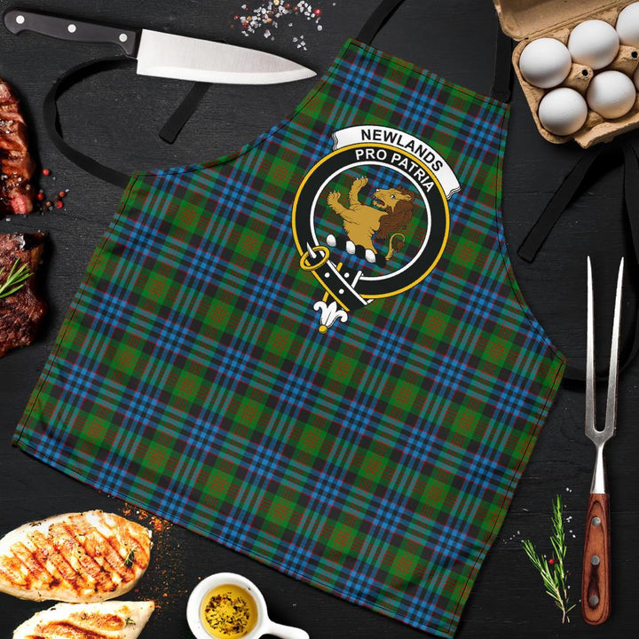 Newlands of Lauriston Tartan Clan Crest Apron