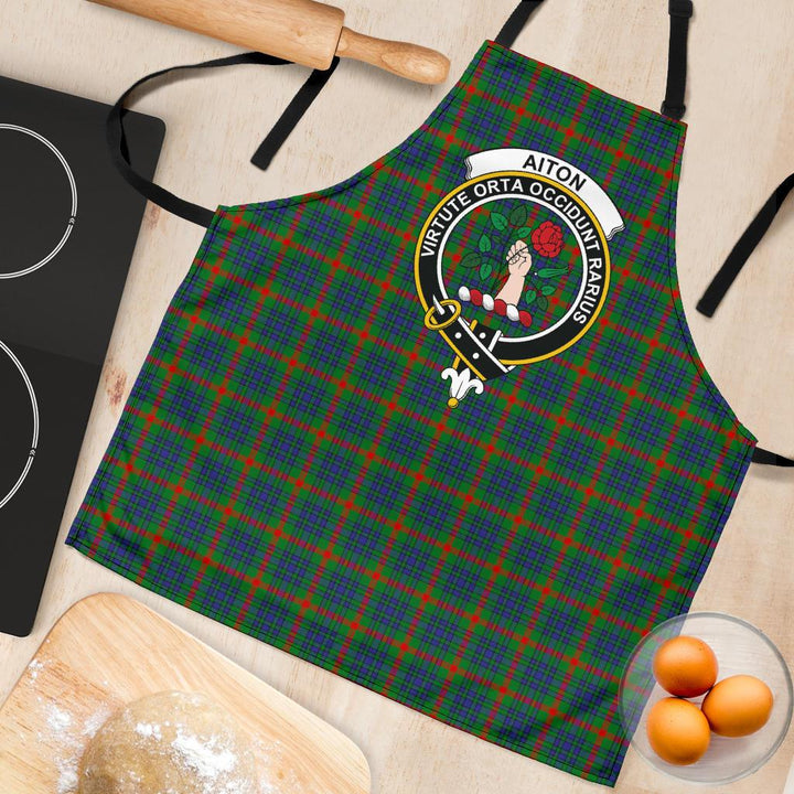 Aiton Tartan Clan Crest Apron