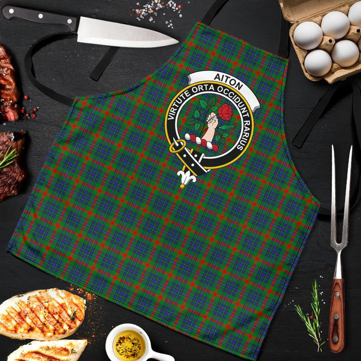 Aiton Tartan Clan Crest Apron