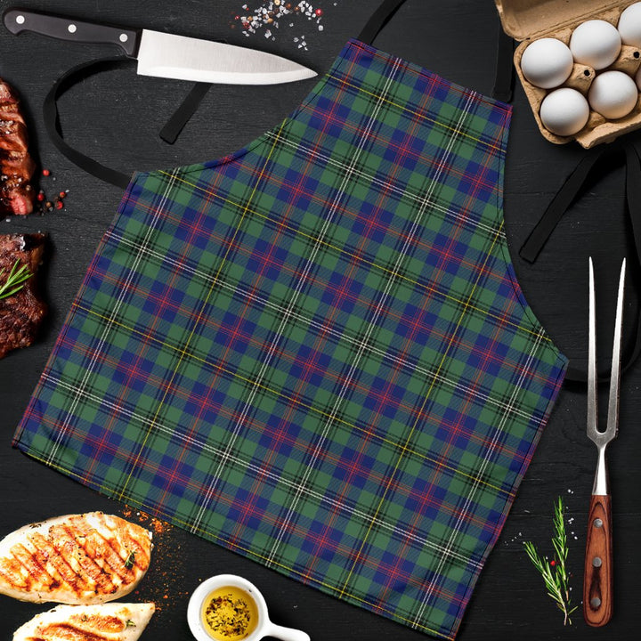 Wood Modern Tartan Clan Apron