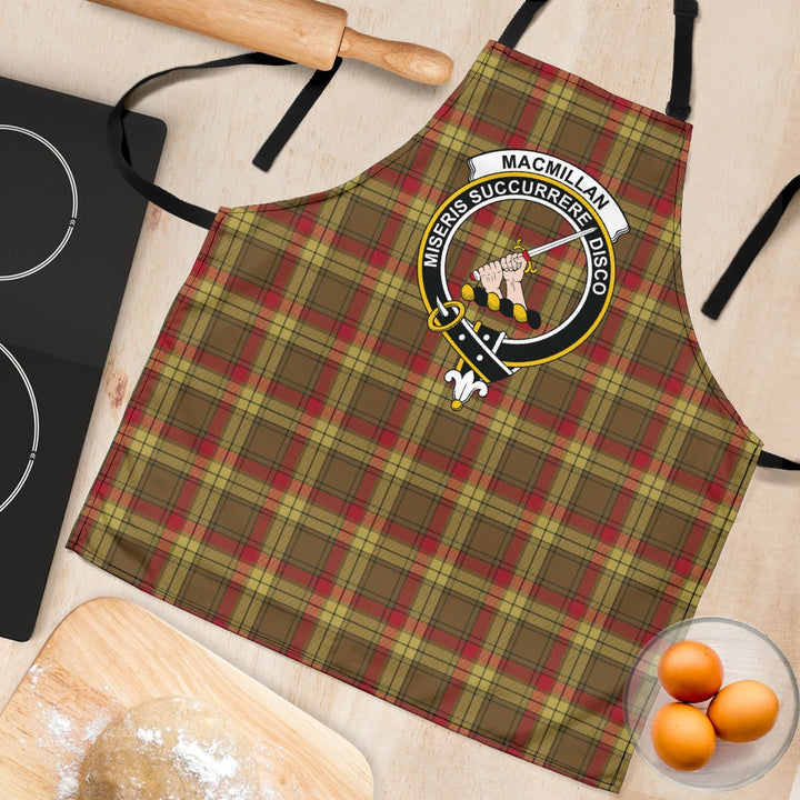 MacMillan Old Weathered Tartan Clan Crest Apron