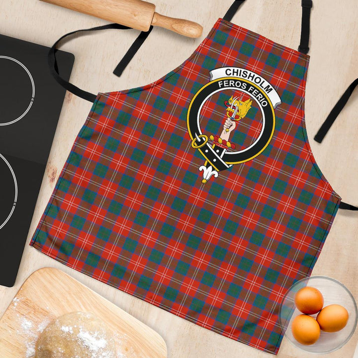 Chisholm Ancient Tartan Clan Crest Apron