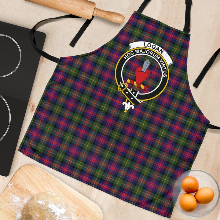 Logan Modern Tartan Clan Crest Apron