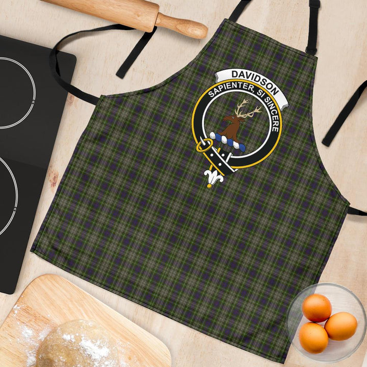 Davidson Tulloch Dress Tartan Clan Crest Apron