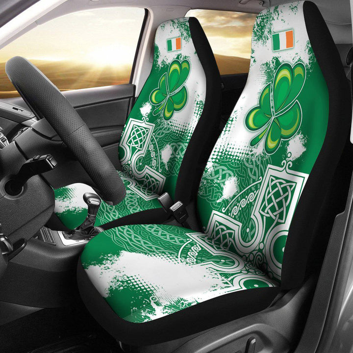 Ireland Celtic Car Seat Covers Irish Celtic Cross