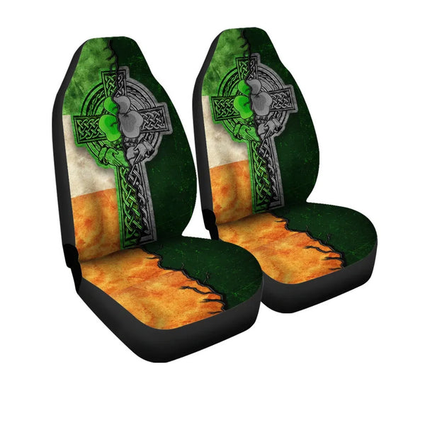 Ireland Celtic Car Seat Covers Irish Claddagh Cross