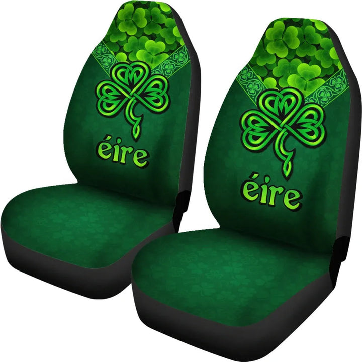 Ireland Celtic Car Seat Covers Irish Shamrock Triangle
