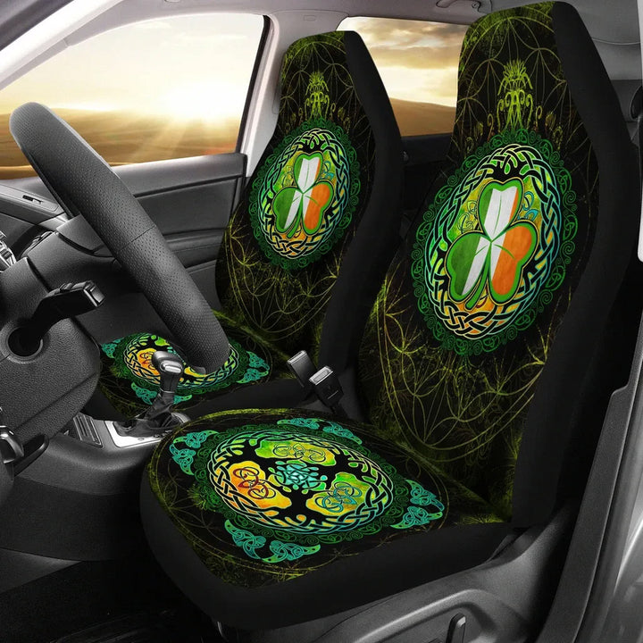 Ireland Celtic Car Set Covers Irish Tree of Life