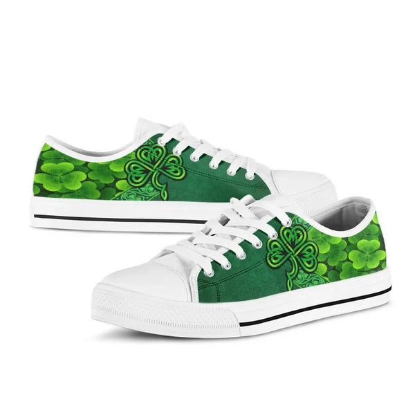 Ireland Celtic Low Top Shoes - Irish Shamrock Triangle Style