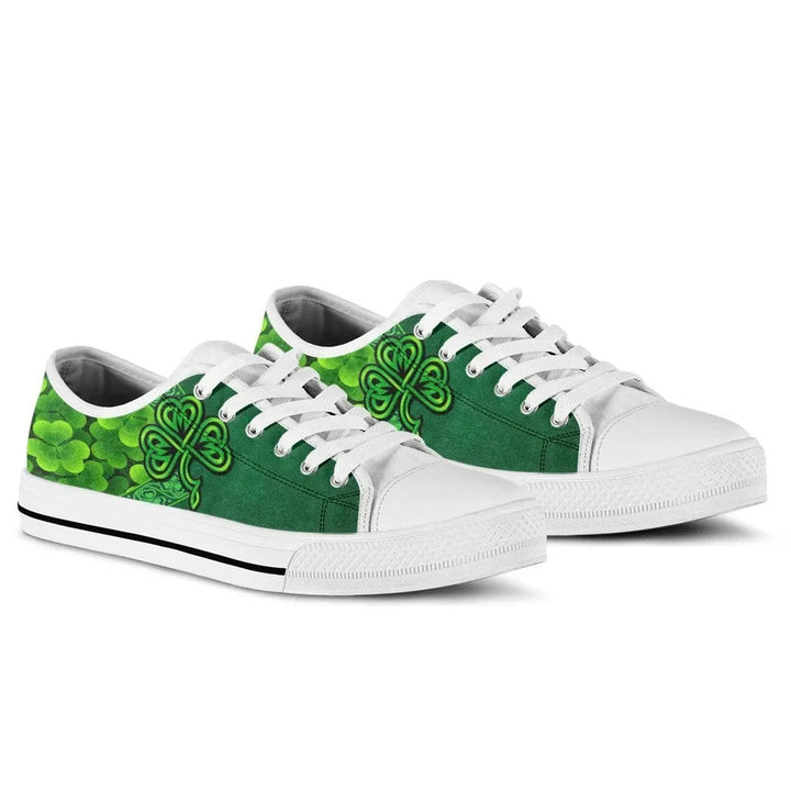 Ireland Celtic Low Top Shoes - Irish Shamrock Triangle Style