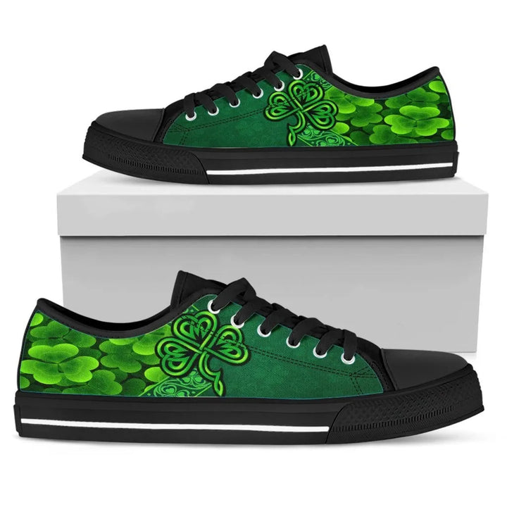 Ireland Celtic Low Top Shoes - Irish Shamrock Triangle Style