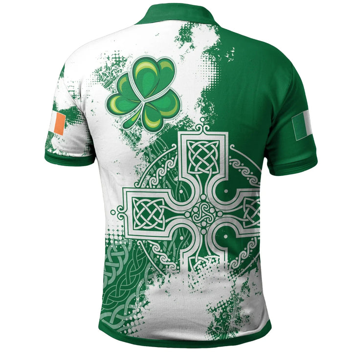 Ireland Celtic Polo Shirt Irish Celtic Cross