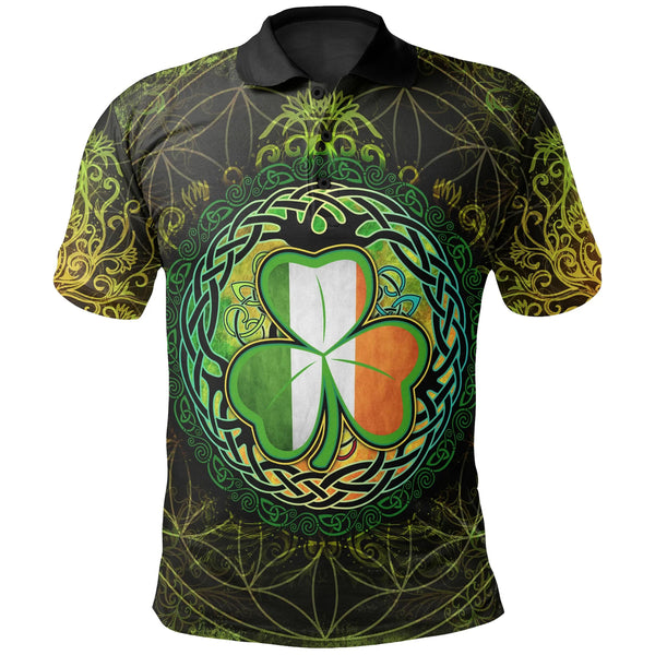 Ireland Celtic Polo Shirt Irish Tree of Life