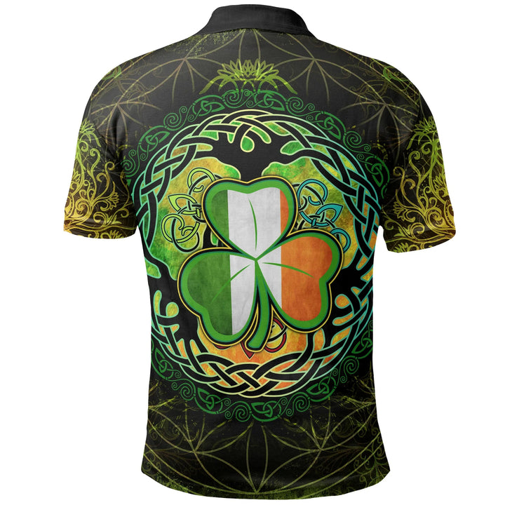 Ireland Celtic Polo Shirt Irish Tree of Life