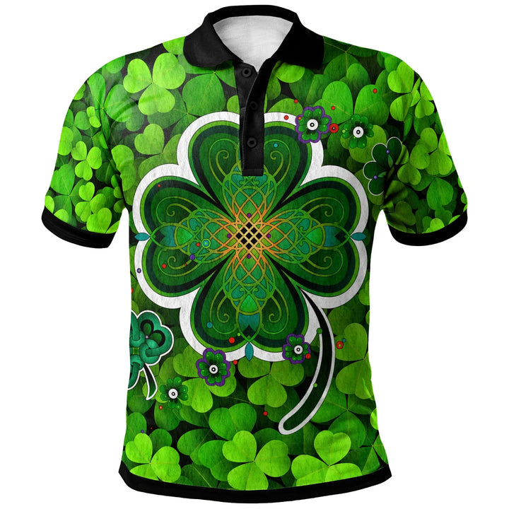 Ireland Celtic Polo Shirts Irish Shamrock