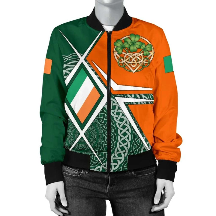 Ireland Celtic Unisex Bomber Jacket - Irish Legend
