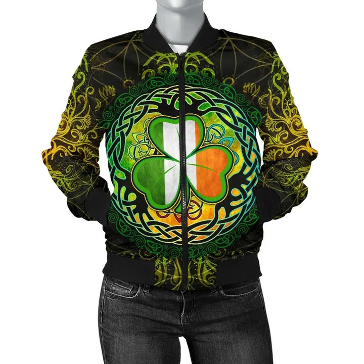 Ireland Celtic Unisex Bomber Jacket - Irish Tree of Life