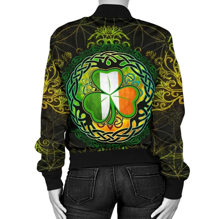 Ireland Celtic Unisex Bomber Jacket - Irish Tree of Life