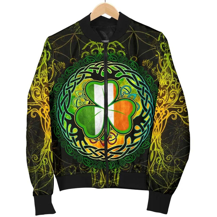 Ireland Celtic Unisex Bomber Jacket - Irish Tree of Life