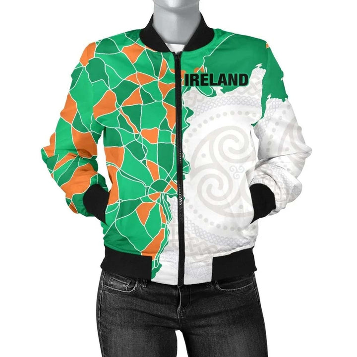 Ireland Unisex Bomber Jacket - Irish Coast