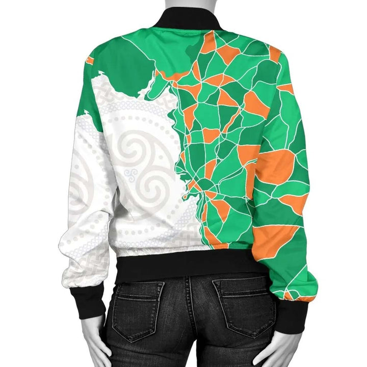 Ireland Unisex Bomber Jacket - Irish Coast