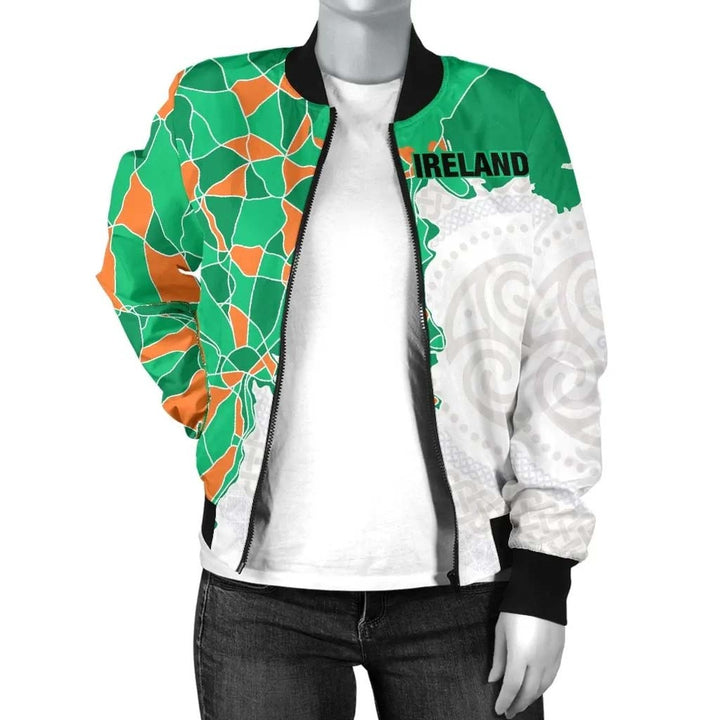 Ireland Unisex Bomber Jacket - Irish Coast