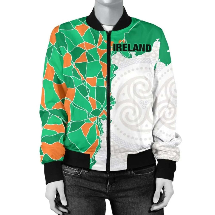 Ireland Unisex Bomber Jacket - Irish Coast