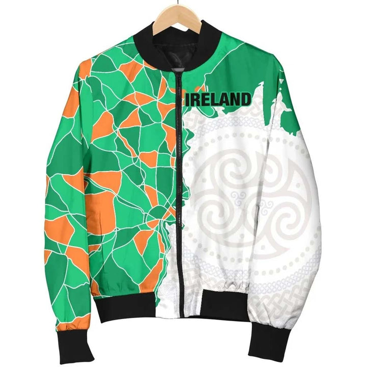 Ireland Unisex Bomber Jacket - Irish Coast
