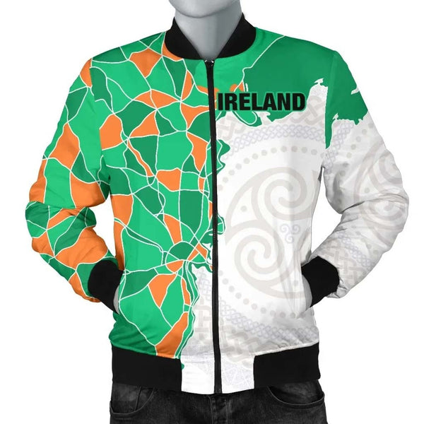 Ireland Unisex Bomber Jacket - Irish Coast