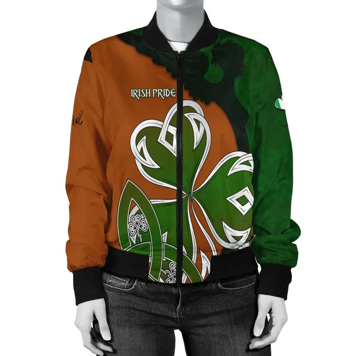 Ireland Unisex Bomber Jacket - Irish Shamrock Irish Pride