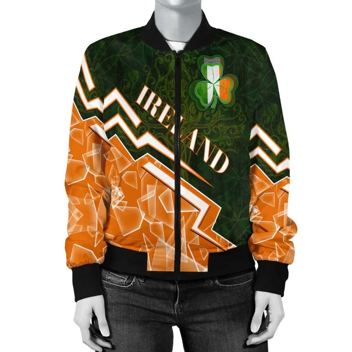 Ireland Unisex Bomber Jacket - Irish Spirit