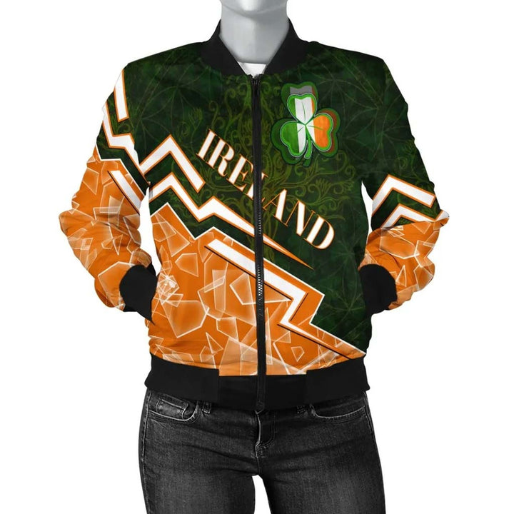 Ireland Unisex Bomber Jacket - Irish Spirit