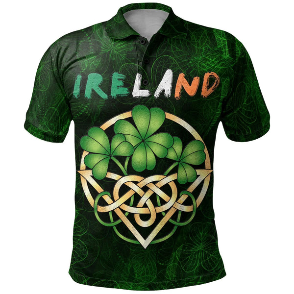 Ireland Celtic Polo Shirts Irish Shamrock