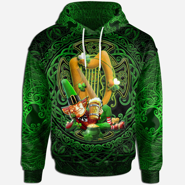 Irish Leprechaun St. Patrick's Day Hoodie - Ireland's Trickster Fairies
