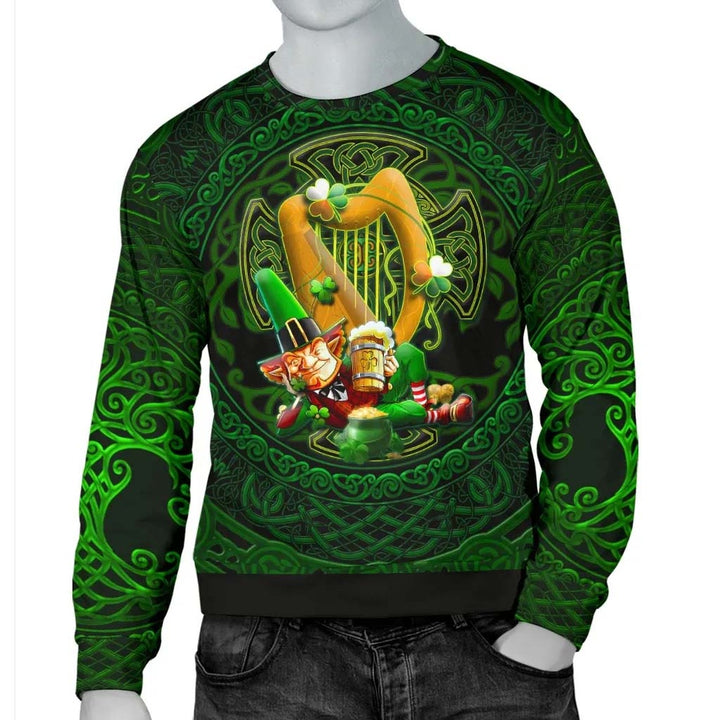 Irish Leprechaun St. Patrick's Day Sweater - Ireland's Trickster Fairies