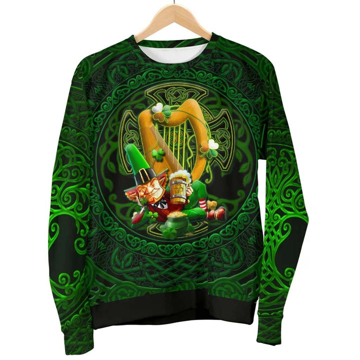 Irish Leprechaun St. Patrick's Day Sweater - Ireland's Trickster Fairies