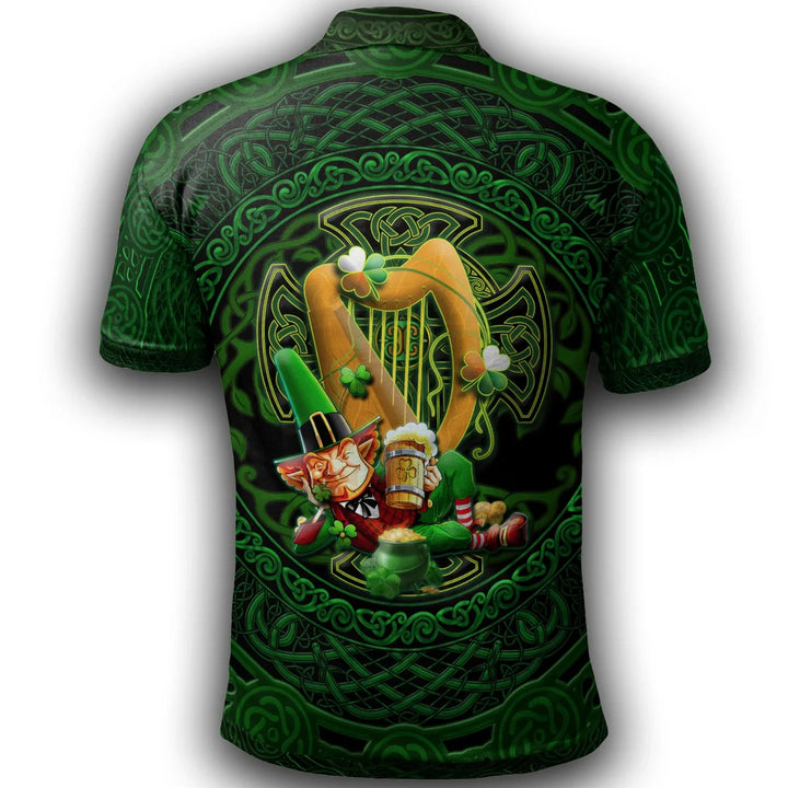 Irish Leprechaun St. Patrick's Day Polo shirt Ireland's Trickster Fairies