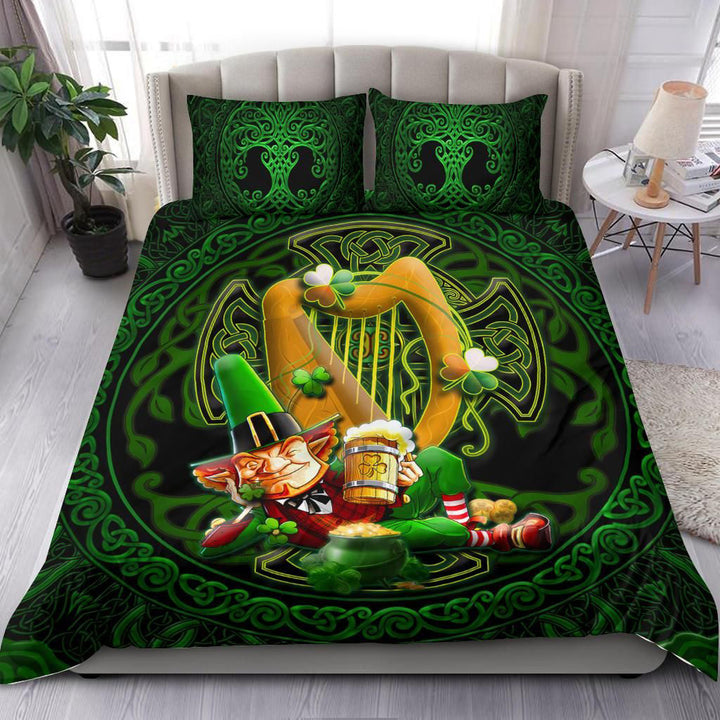 Irish Leprechaun St. Patrick's Day Bedding Set - Ireland's Trickster Fairies