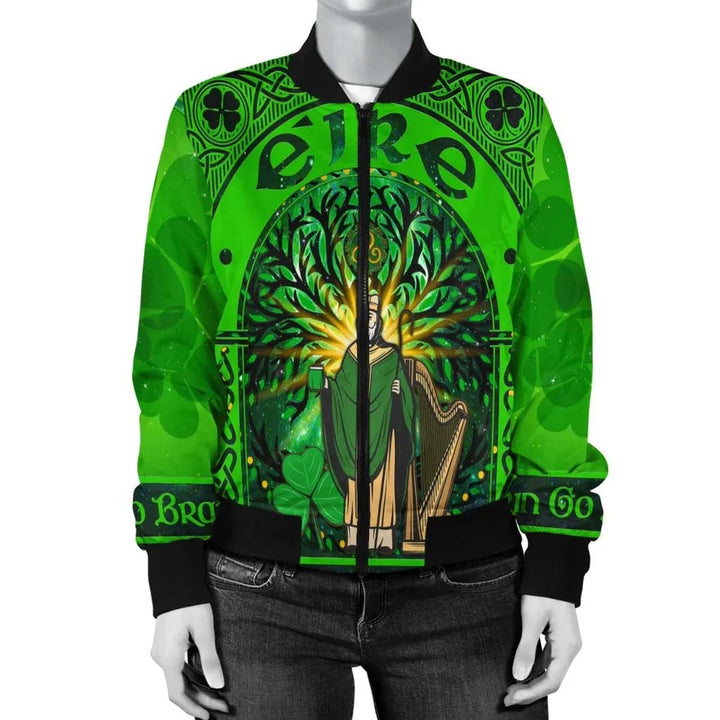 Irish St. Patrick Unisex Bomber Jacket - Happy St. Patrick's Day