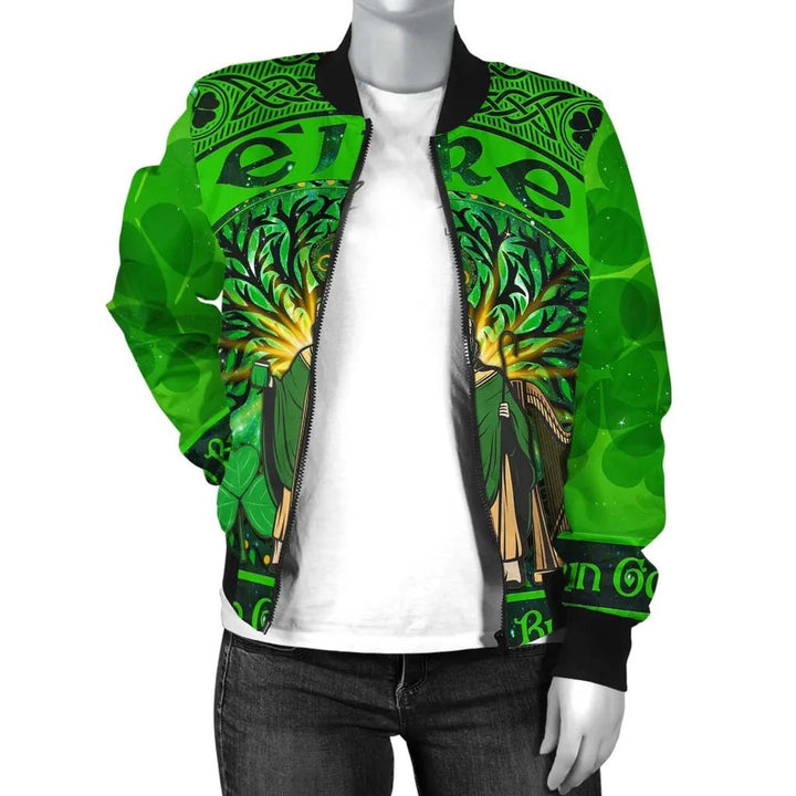 Irish St. Patrick Unisex Bomber Jacket - Happy St. Patrick's Day