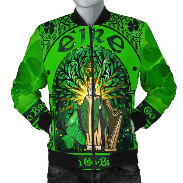 Irish St. Patrick Unisex Bomber Jacket - Happy St. Patrick's Day