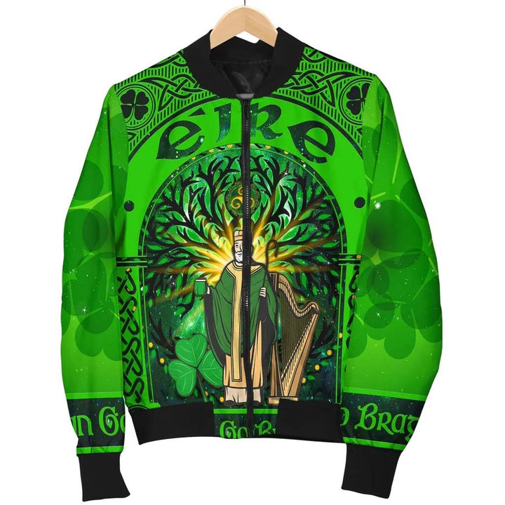 Irish St. Patrick Unisex Bomber Jacket - Happy St. Patrick's Day
