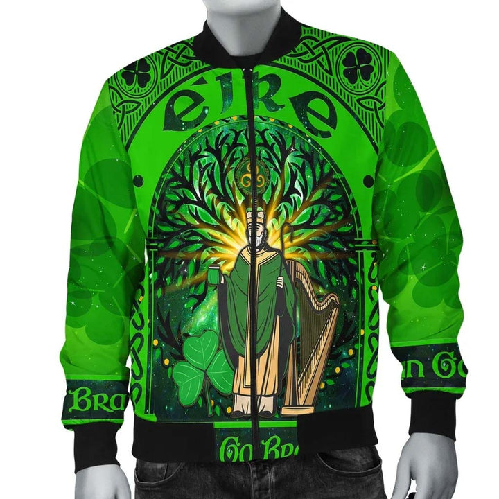 Irish St. Patrick Unisex Bomber Jacket - Happy St. Patrick's Day