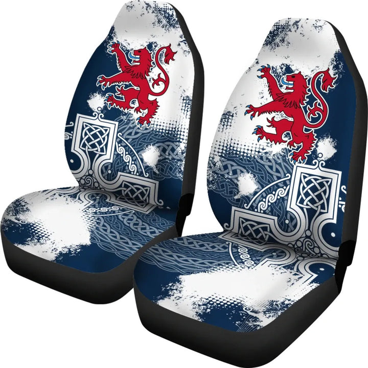Scotland Car Seat Covers Scottish Celtic Cross