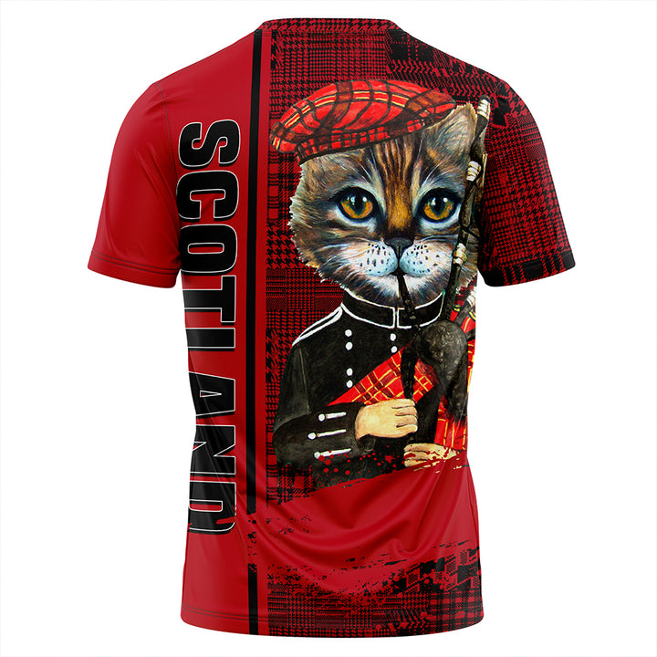 Scotland Cat Bagpipes T-Shirt