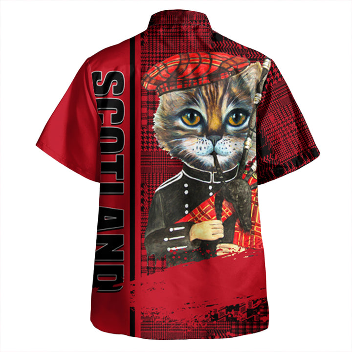 Scotland Cat Bagpipes Beach Shirt