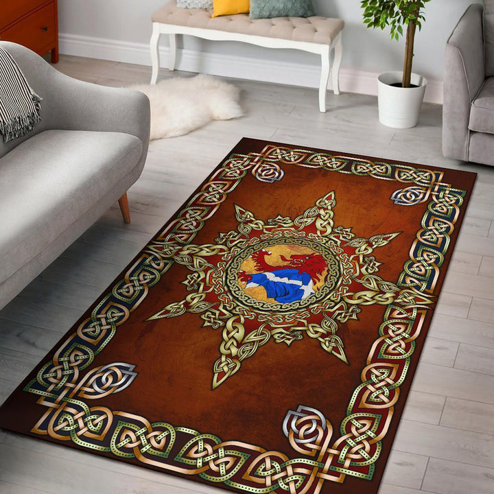 Scotland Celtic Area Rug Celtic Compass
