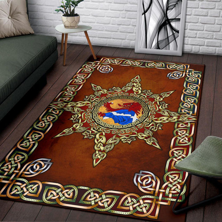Scotland Celtic Area Rug Celtic Compass
